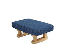 FDzkrtvm Panca da meditazione in legno con cuscino | Casa Multicolor: Piccolo Sgabello Con Cuscino for Il Divano Del Corridoio Del Soggiorno(Blue)