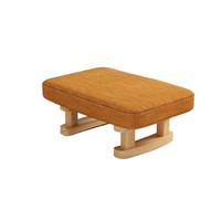 FDzkrtvm Panca da meditazione in legno con cuscino | Casa Multicolor: Piccolo Sgabello Con Cuscino for Il Divano Del Corridoio Del Soggiorno(Orange)