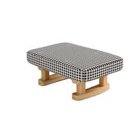 FDzkrtvm Panca da meditazione in legno con cuscino | Casa Multicolor: Piccolo Sgabello Con Cuscino for Il Divano Del Corridoio Del Soggiorno(Color 2)
