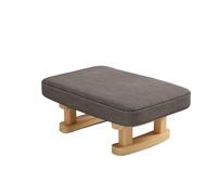 FDzkrtvm Panca da meditazione in legno con cuscino | Casa Multicolor: Piccolo Sgabello Con Cuscino for Il Divano Del Corridoio Del Soggiorno(Dark Gray)