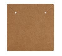 FDzkrtvm Schede espositive per orecchini e collane, Schede espositive for orecchini, 600 pezzi, forniture di gioielli multicolori fai-da-te(7x7cm Brown)