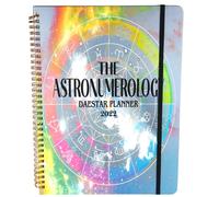 FE Astronumerology Daestar Planner 2022 - 2023 Agenda mensile annuale con calendario, diario manifestante, calendario transito astrologico, organizzatore vita, 22 gennaio al 24 febbraio, 5,7 "x 21,1 cm copertina rigida, pagine note, rilegatura a doppio filo, fascia elastica