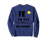 Fe en vez de Miedo Camisetas cristianas para Regalo Felpa