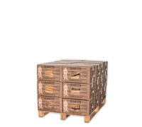 FE.MI.RO Legna da Ardere per Camino e Stufa a Legna - Legno per Camino in Scatola da 10 kg - Legna da Ardere di Olivo Secca - Legna per Camino su Bancale 240 kg - Ideale per Camini e Barbecue