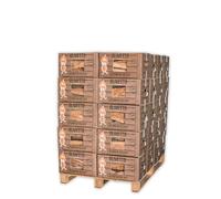 FE.MI.RO Legna da Ardere per Camino e Stufa a Legna - Legno per Camino in Scatola da 10 kg - Legna da Ardere di Olivo Secca - Legna per Camino su Bancale 400kg - Ideale per Camini e Barbecue