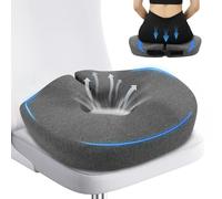 Feagar Cuscino a Ciambella Ortopedico in Memory Foam con Anello Regolabile