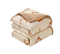 Feandrea Coperta Impermeabile per Cani, Coperta Animali Domestici in Sherpa per Cani di Extra Grande Taglia, Gatti, 229 x 203 cm, XXXL, Coprisedile Reversibile Lavabile in Lavatrice, Beige PPB090K01