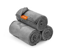 Feandrea Coperte per Animali Domestici, Coperta di 3 Pezzi Lavabili per Cani, XL, 152 x 127 cm, per Cani di media e grande taglia, Copridivano in flanella per cani, Grigio Ardesia PPB015G01