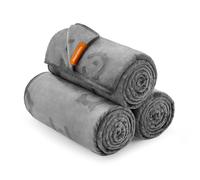 Feandrea Coperte per Animali Domestici, Coperta di 3 Pezzi Lavabili per Cani, XXL, 203 x 152 cm, per Cani di grande e extra grande taglia, Copridivano in flanella, Grigio Ardesia PPB016G01