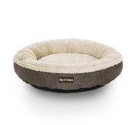 Feandrea Cuccia Divano per Cani Gatti, Forma di Ciambella, 55 cm, Marrone PGW55C