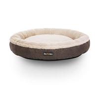 Feandrea Cuccia Divano per Cani Gatti, Forma di Ciambella, 65 cm, Marrone PGW65C