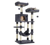 Feandrea Tiragraffi per Gatti Alto 143 cm, con 11 Pali Graffiatoi