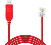 Feanteek Cavo di controllo da USB a RJ12 per Skywatcher AZ-GTI e AZ-GTE, per porta controller manuale computerizzata Alt-Az per Skywatcher EQMOD EQDIR cavo (1,8 m)