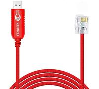 Feanteek Cavo seriale APC 940-0144b USB a RJ12 Console cavo per APC Meter e Switch PDU AP78xx,AP79xx,AP86xx,AP88xx,AP89xx (1,8 metri)