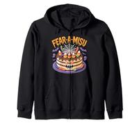 Fear-A-Misu Torta di Halloween Design Felpa con Cappuccio