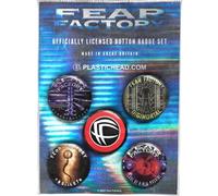 Fear Factory 1992-2001 Albume Set di Badge Misura Confezione 5 (PH455)