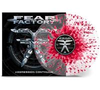 Fear Factory - Aggression Continuum - Crystal Clear Red Splatter