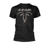 FEAR FACTORY - MECHANIZE BLACK T-Shirt, Front & Back Print Small
