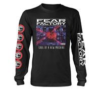FEAR FACTORY - SOUL OF A NEW MACHINE BLACK Long Sleeve Shirt Medium