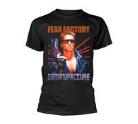 FEAR FACTORY - TERMINATOR BLACK T-Shirt, Front & Back Print X-Large