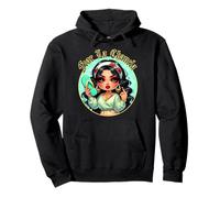 Fear La Chancla Spanish Curvy Chibi Mom Chanclazo Fregona Felpa con Cappuccio