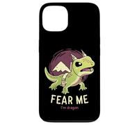Fear Me Im Dragon // Divertente lucertola, rettile, motivazionale Custodia per iPhone 13