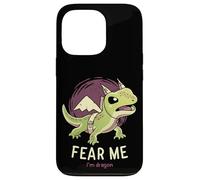 Fear Me Im Dragon // Divertente lucertola, rettile, motivazionale Custodia per iPhone 13 Pro