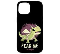 Fear Me Im Dragon // Divertente lucertola, rettile, motivazionale Custodia per iPhone 15