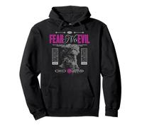 Fear No Evil | Salmo 23 Ispirato Design Urbano Felpa con Cappuccio