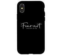 Fear Not Isaiah 41:10 Tee Christian Shirt per uomo e donna Custodia per iPhone X/XS
