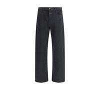 Fear Of God Black Cotton Straight-Leg Jeans - W31