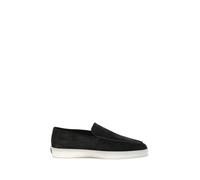 Fear Of God Black Leather Slip-On Loafers - EU43/US10