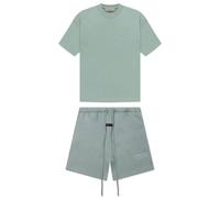Fear Of God Essentials Bundle Completo Tee + Sweatshorts Sycamore Verde