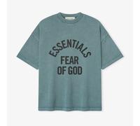 Fear of God Essentials Campus 90’s Short Sleeve Tee Faded Coastal Nero