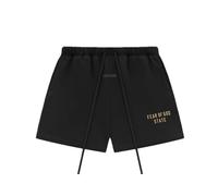 Fear of God Essentials STATE Fleece Soccer Sweatshorts Black Nero