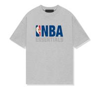 Fear of God Essentials x NBA Tee 'Light Heather' Grigio