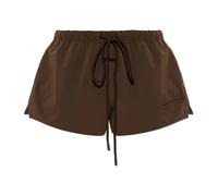 Fear Of God - Shorts con logo ricamato - - Shorts - Donna - Marrone - XS