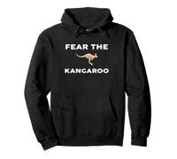 Fear The Kangaroo T-Shirt CANGAROOS Felpa con Cappuccio