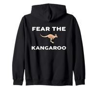 Fear The Kangaroo T-Shirt CANGAROOS Felpa con Cappuccio