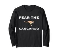 Fear The Kangaroo T-Shirt CANGAROOS Maglia a Manica