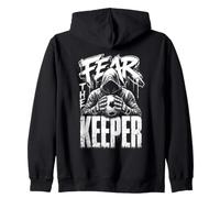 Fear The Keeper Calcio Fan Abile Portiere Distressed Felpa con Cappuccio