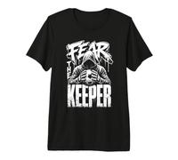 Fear The Keeper Calcio Fan Abile Portiere Distressed Maglietta Premium