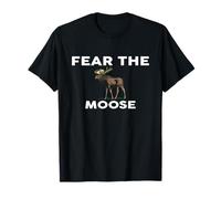 Fear The Moose T-Shirt Caccia Alce Maglietta