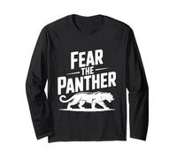 Fear The Panther Fearless Spirit Animal Amante Maglia a Manica