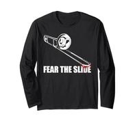 Fear The Slide Trombone Trombone Trombone Maglia a Manica