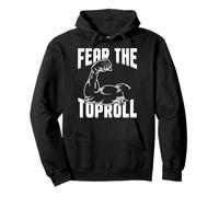 Fear The Top Roll Wrestle Arm Wrestler Braccio di Ferro Felpa con Cappuccio