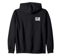 Fear The Walking Dead Stacked Logo - Front Left Chest Felpa con Cappuccio