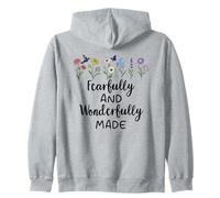 Fearfully & Wonderfully Made Shirts Bible Verse Psalm 139:14 Felpa con Cappuccio
