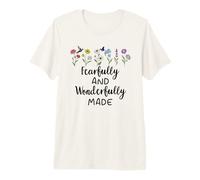 Fearfully & Wonderfully Made Shirts Bible Verse Psalm 139:14 Maglietta Premium