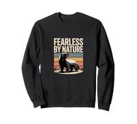 Fearless By Nature Honey Badger Vintage Felpa